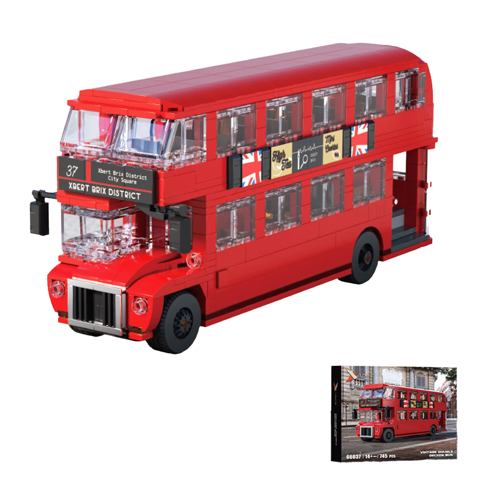 LEX Simulation en alliage miniature Modèle de bus de tournée voiture à