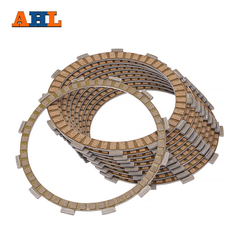 

AHL Motorcycle Paper Based Clutch Friction Plates Disc Kit For Kawasaki GSX1300 GTR1400 ZZR1400 GSX1300R GSX1300BK SV1000 DL1000