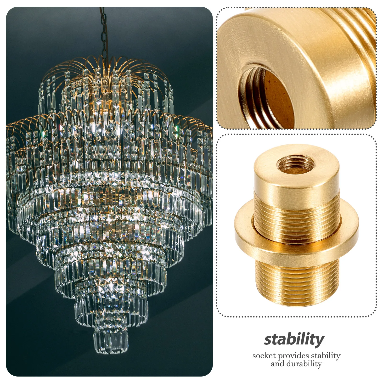 

9 шт., сменный патрон для лампы из чистой меди, держатель лампы, детали лампы для светильника «сделай сам», совместимые с несколькими лампочками