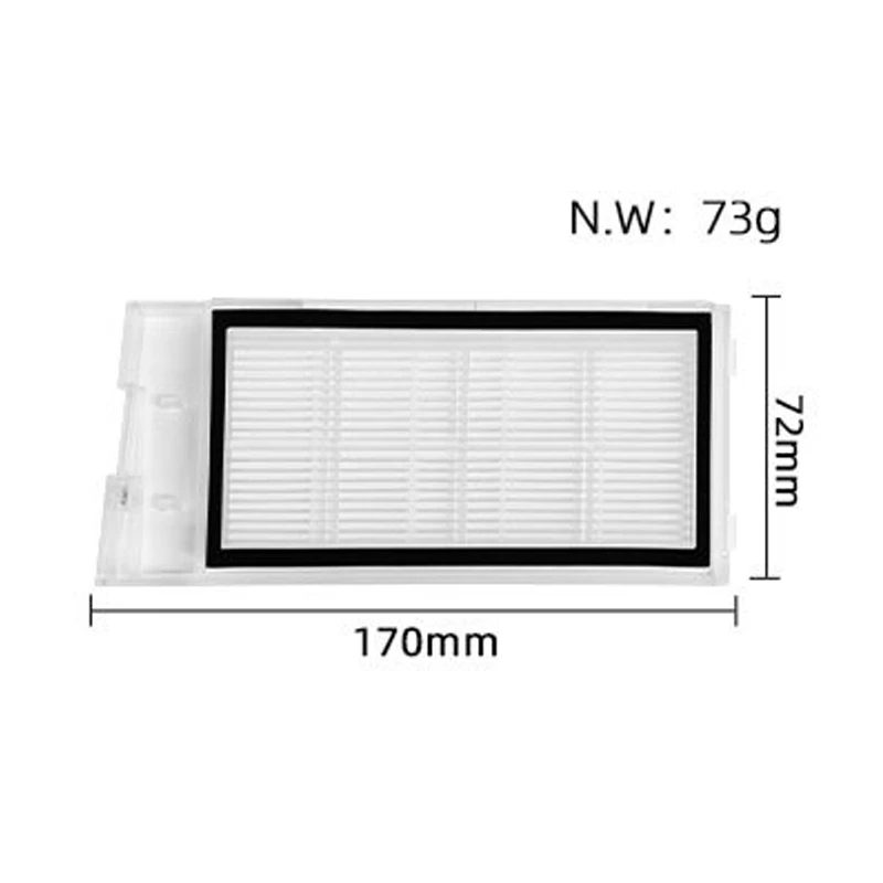 เปลี่ยนแปรงด้านข้างแปรงด้านข้างสําหรับ Xclea H30 / H40 / PLUS QYSDJ01 เครื่องดูดฝุ่นหุ่นยนต์