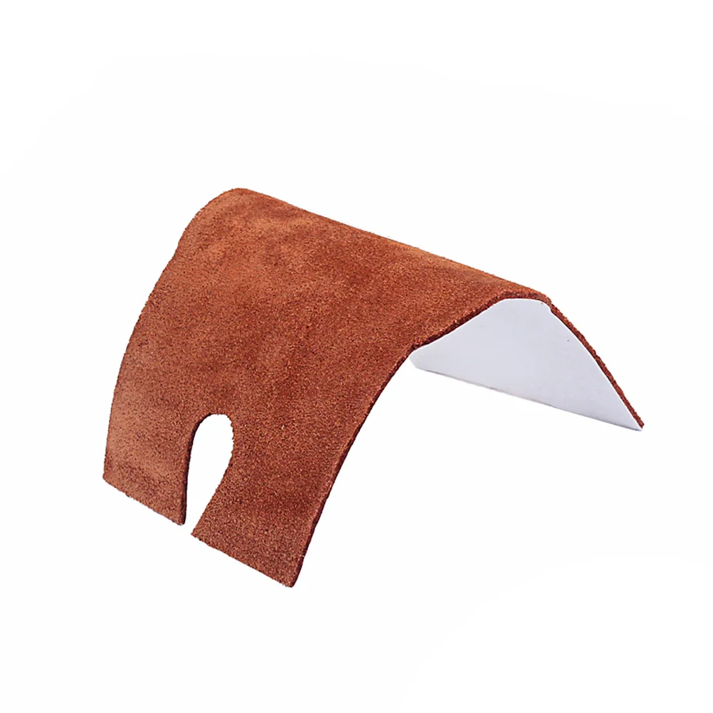 

Anti-Skid Pad Light Brown Cattlehide Erhu Anti-Skid Cushion Diy Non-Slip Cushion For Instrument Stage Accessory Parts