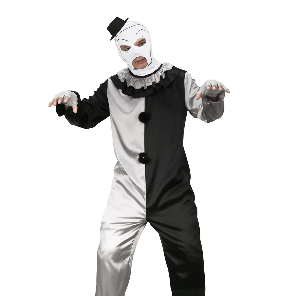 Art the Clown Costume Cosplay Movie Terrifier Joker Suit Mens's Suit Halloween Party Outfits Fancy Dress