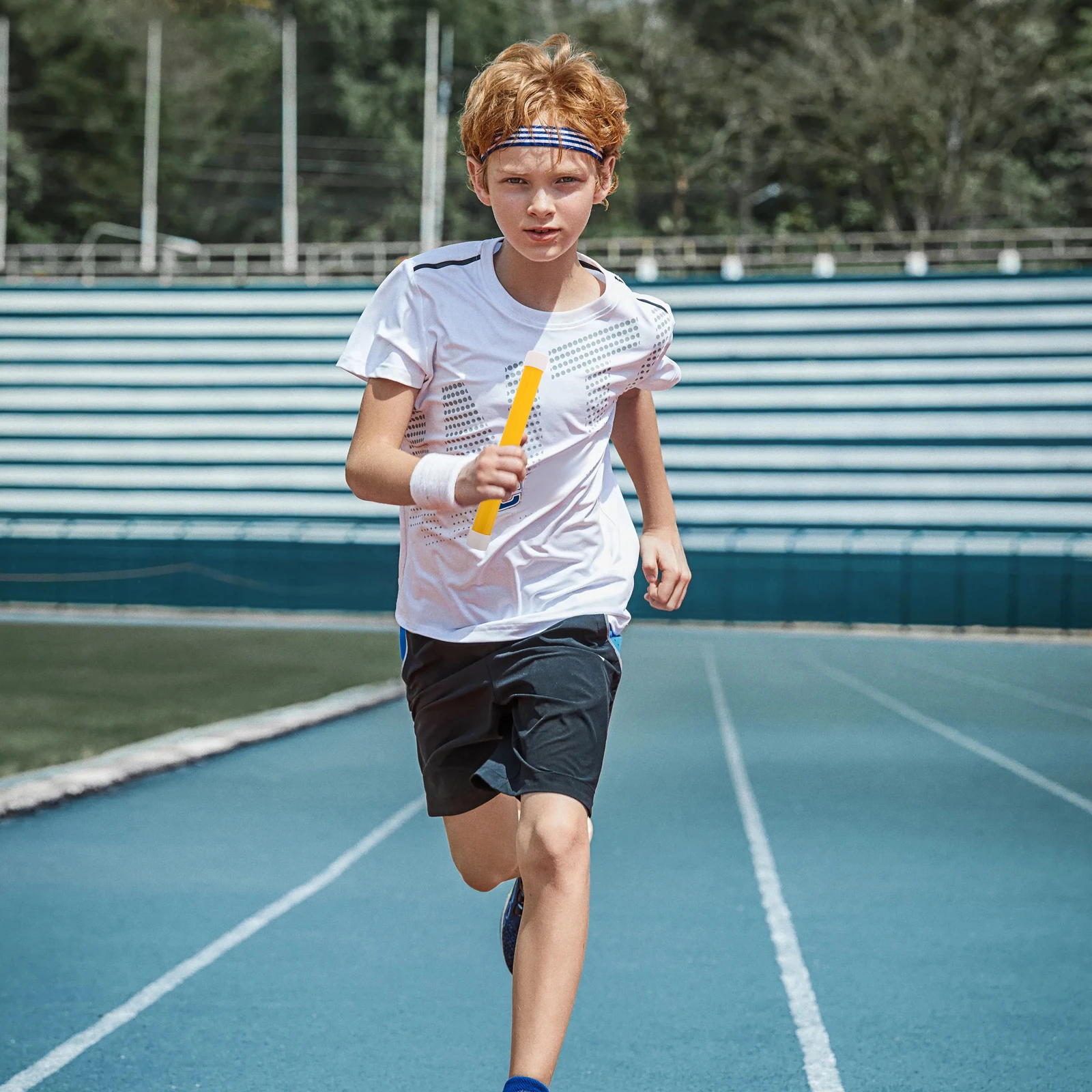 

4 Pcs 25cm Relay Sticks Sensory Training Equipment Plastic Kindergarten Use Track Running