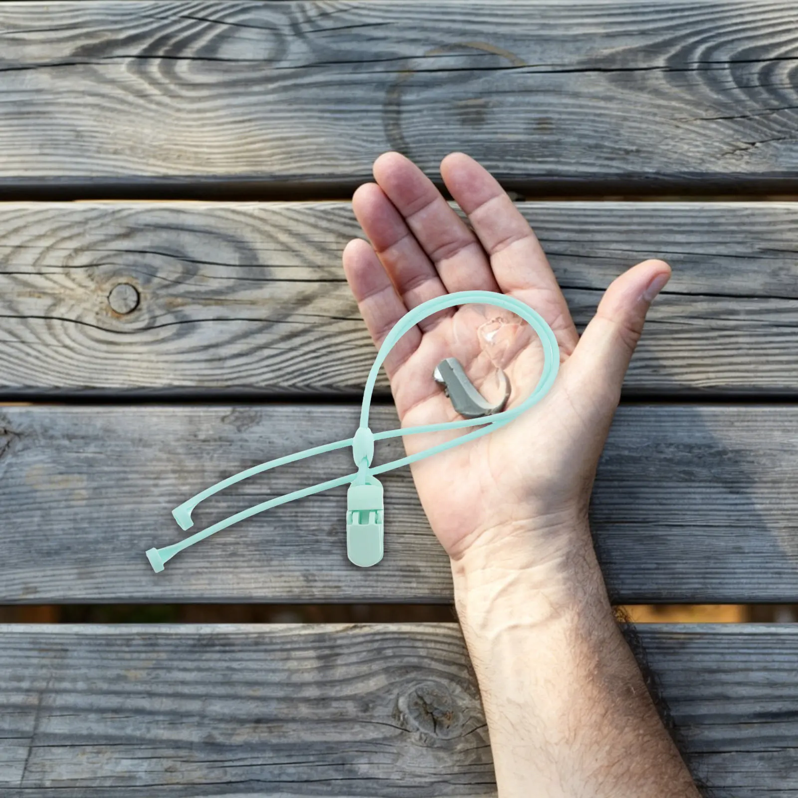 Hearing Aid Safety Lanyard Anti-Lost Strap Clip for Behind-The-Ear Devices Seniors Kids Secure Fit Comfortable Protection