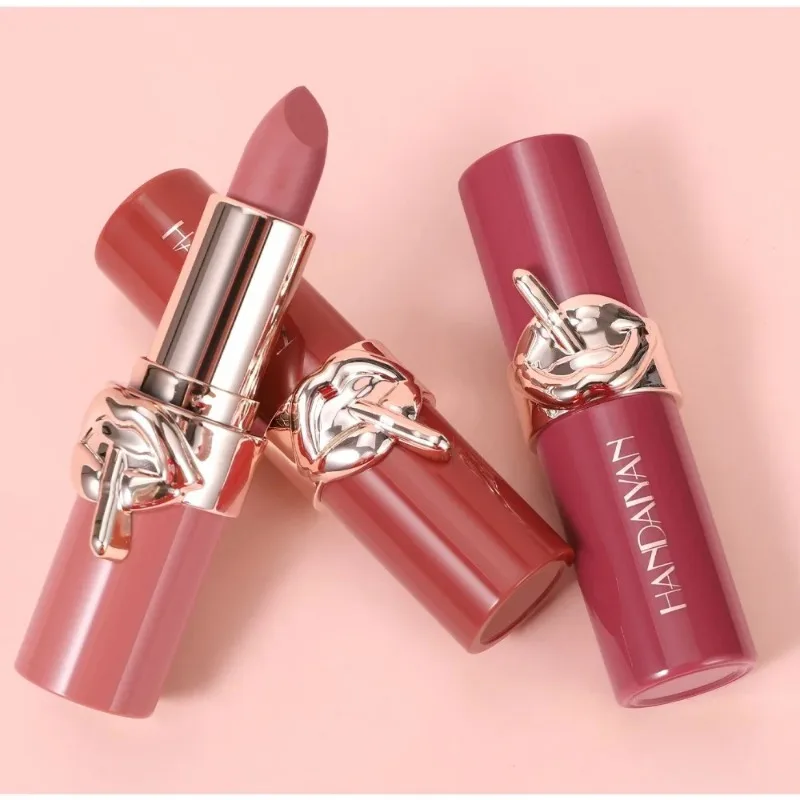 Batom fosco de veludo, 6 cores, à prova d'água, à prova de transferência, longo, à prova de manchas, para mulheres, meninas, festa diária, casamento, data noturna