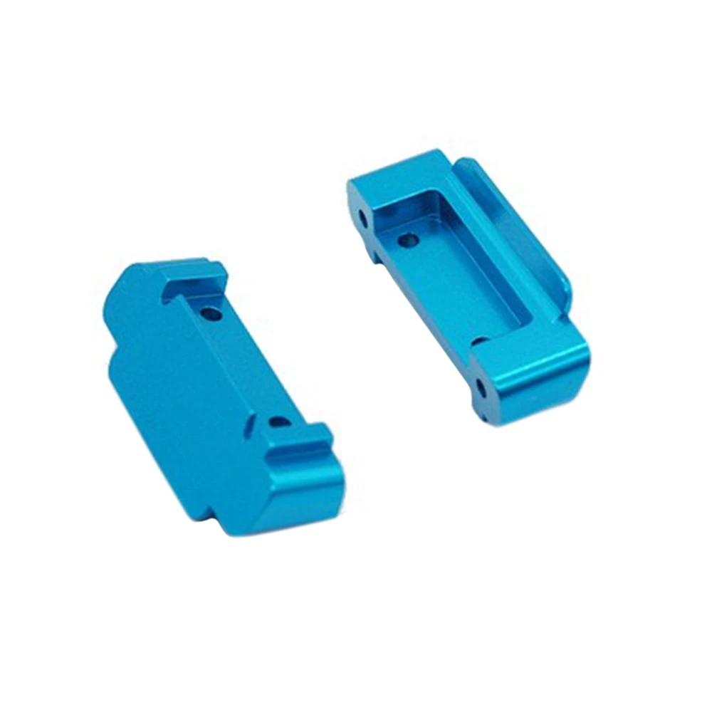 Wltoys A959-B A969-B 블루용 B49B-2Pcs 앞뒤 범퍼 & 1세트 금속 25T 스티어링 서보 혼 암 + 금속 서보 러더 로드