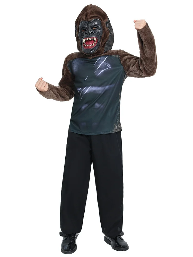 

Хэллоуин мультфильм фильм дети косплей костюм гориллы наряд для выступлений детская школа детский день играть для малышей доктор