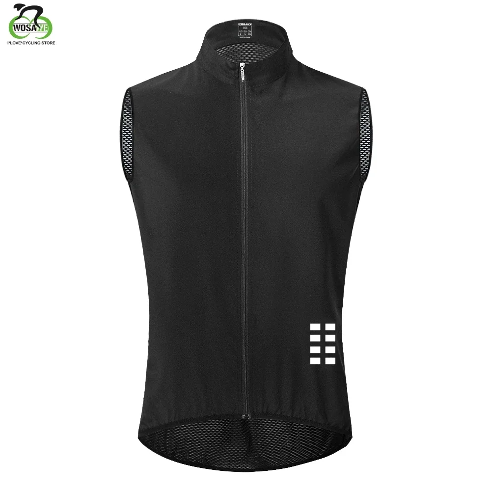 WOSAWE Cycling Vest - Windproof Sleeveless Cycling Undershirt