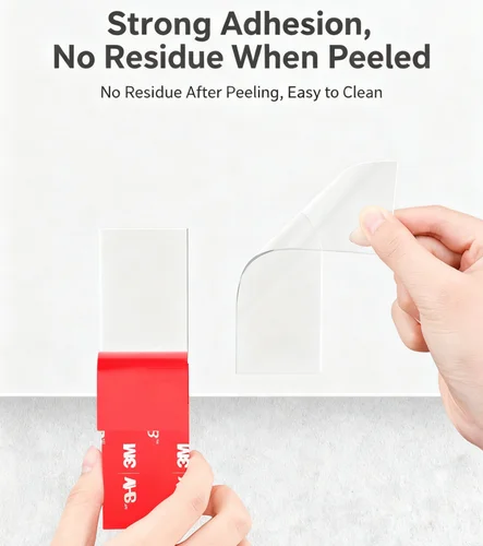 Imagen 2 del producto Cinta adhesiva de doble cara transparente fuerte 3M 3M 4910 cinta impermeable de alta viscosidad resistente a altas temperaturas sin rastro