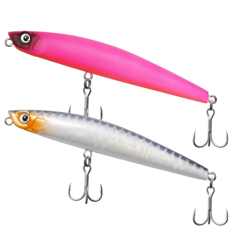 TSURINOYA Fishing Lure Pencil Hard Lure DW66 98mm 9.2g Floating Top Water Artificial MInnow Crankbait Leurre Isca 8 Colors 1pcs