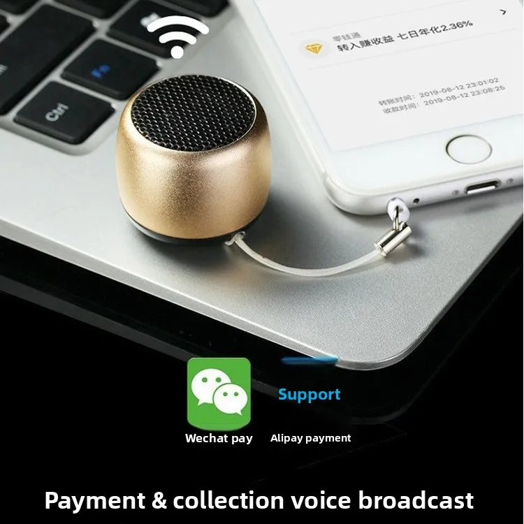 VYOPBC Wireless Mini Bluetooth Speaker Portable Bass Outdoor Small Sound Box