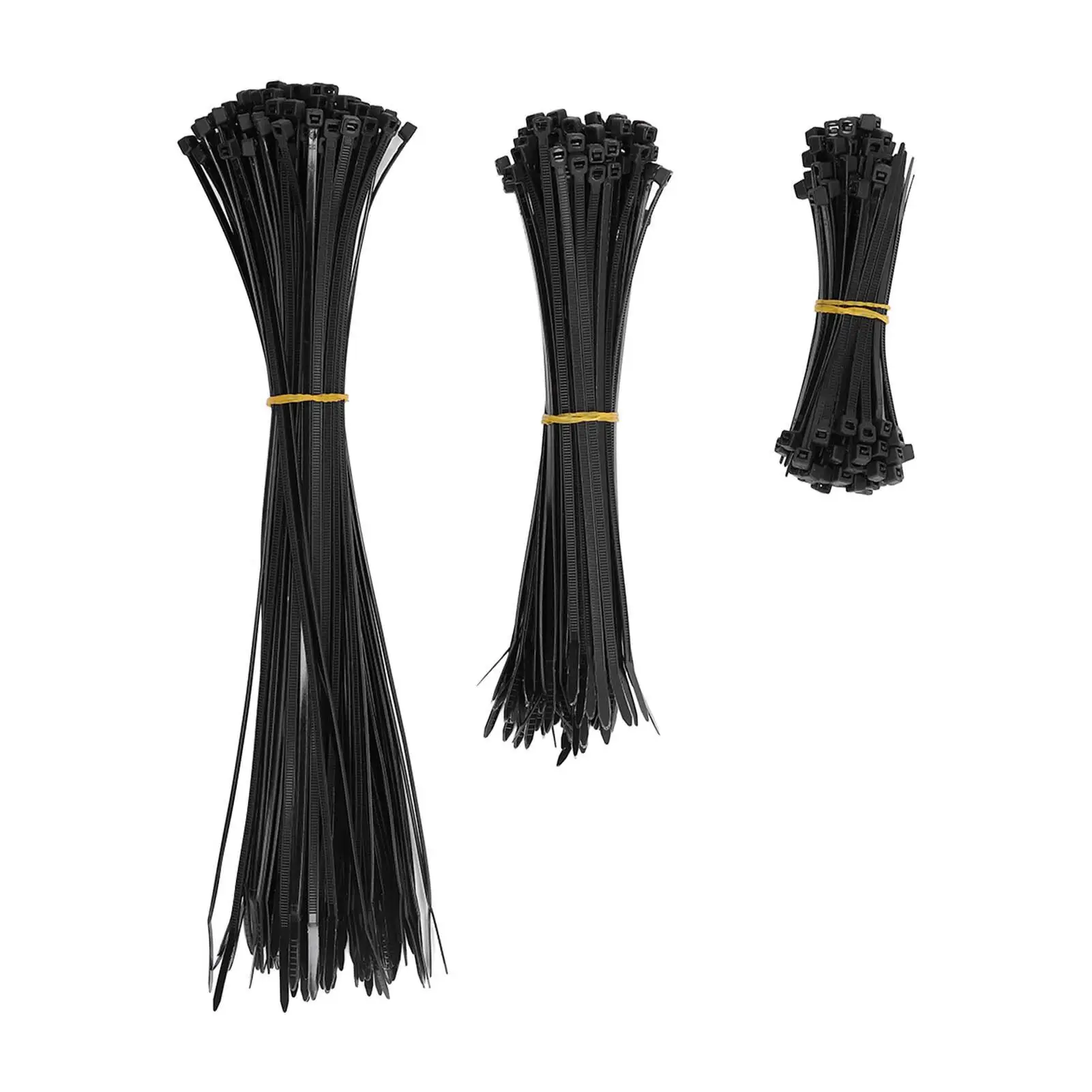 

300x Nylon Cable Ties Self Locking 40Lbs Strength - Wire Assortment for indoor /Outdoor Fastening