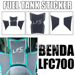 For Benda LFC700 LFC 700 Lfc700 700LFC Motorcycle Modified Fuel Tank Protection Sticker Fishbone Sticker Fuel Cap Accessories