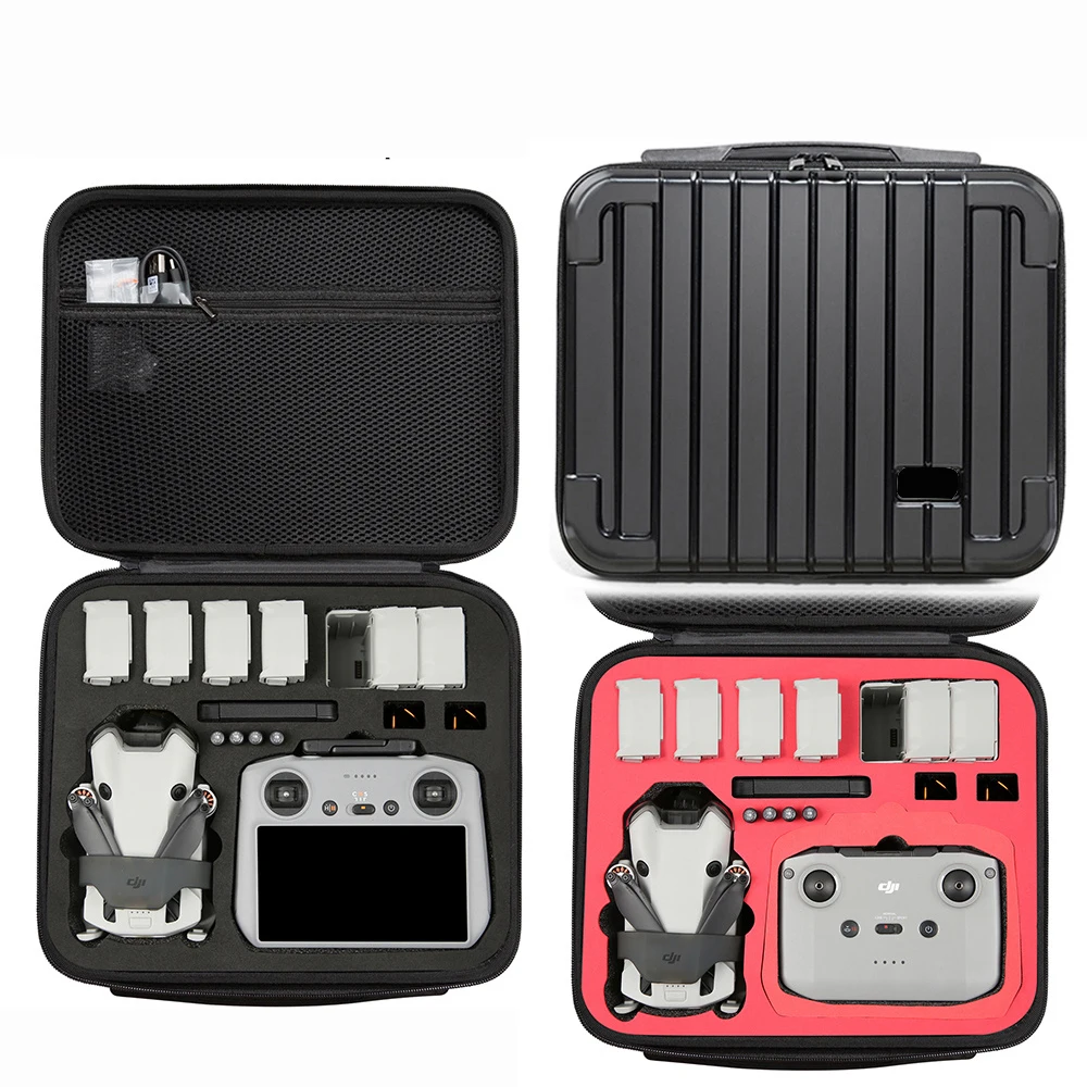 For DJI Mini 4 Pro Portable Bag Handle RC2/RC-N2 Remote Controller Hand Drone Camera Storage Durable Carrying Case Accessories