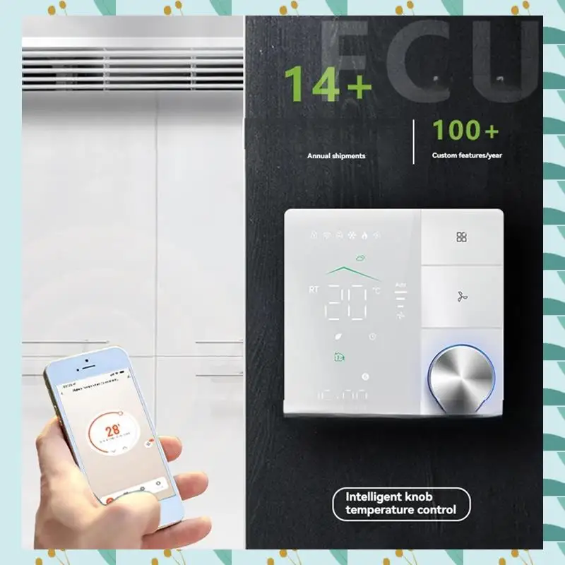 

A71P Tuya умные термостаты для кондиционера с пультом дистанционного управления WIFI умная ручка термостат светодиодный переключатель контроля температуры C
