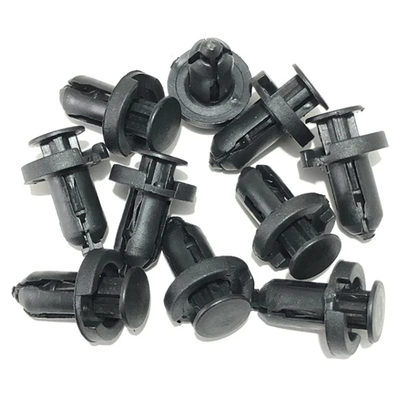 OEM 20Pcs For 10mm Hole Car Front Fender Clip Plastic Auto Retainer Bumper Rivet Fasteners Clips For Honda   XX10