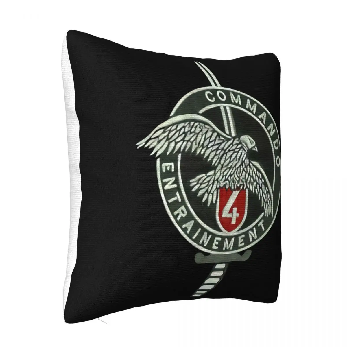 Commando Entrainement N 7 French Insigina Beret Army Foreign Legion Top Pillow Case