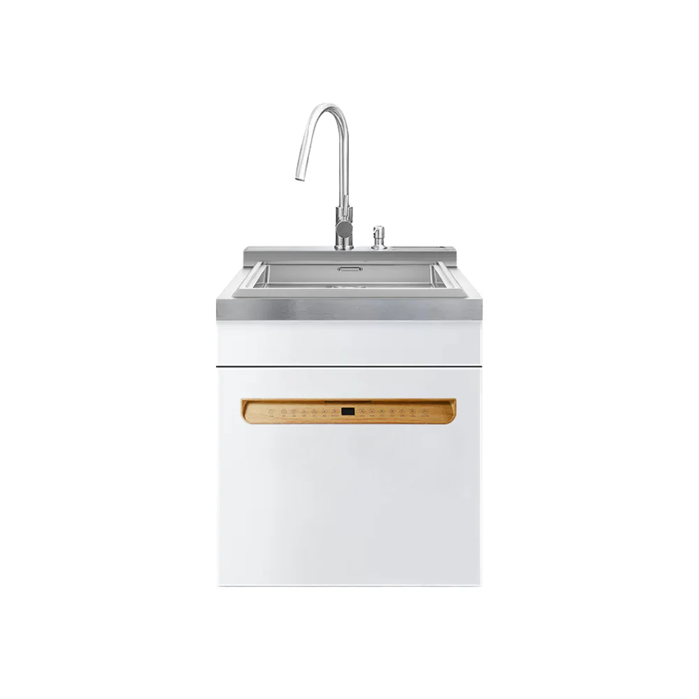 Smart Built-In Dishwasher Sink 12 Sets Stainless Steel Household Commercial Sanitization Machine for Hotel Apartment Use Pro
