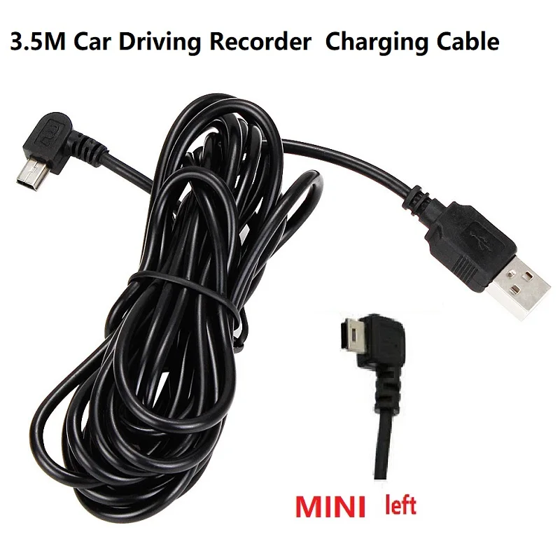 3.5M Micro auto dash cam oplaadkabel Mini TYPE-C GPS Navigator Overdracht Stekker kabel Auto Micro Mini Opladen netsnoer