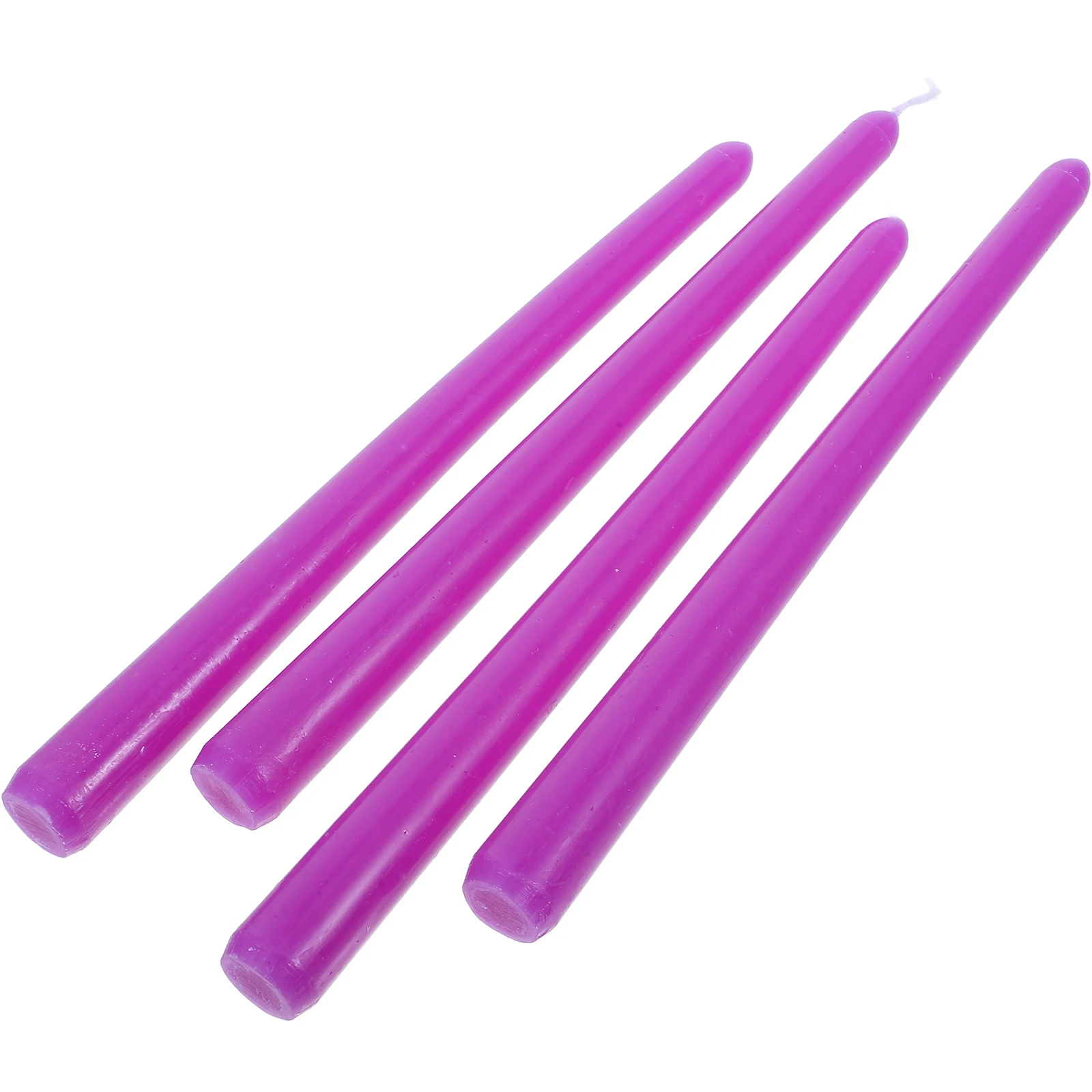 

4 Pcs 10 Inch Black Taper Candles Unscented Cotton Wick Paraffin Wax Long Burn Time Elegant Dinner Table Decor Smokeless