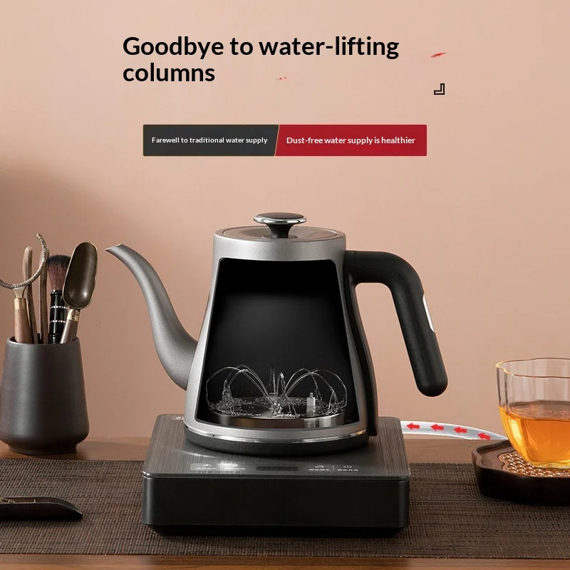 Pure Titanium Fully Automatic Bottom-Fill Electric Kettle Hy217 Model For Gongfu Tea Table Special Tea Art Stove All-In-One Home