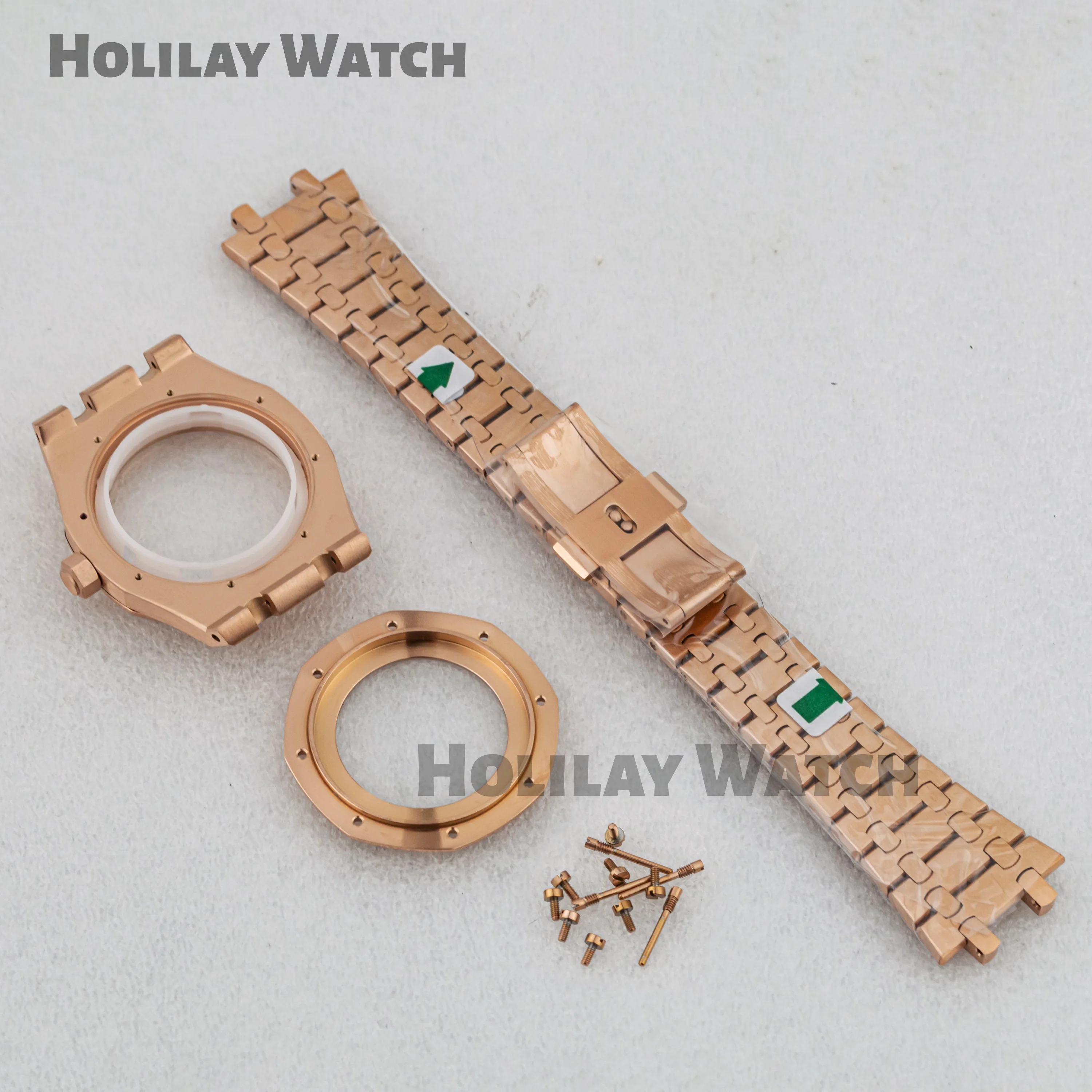 

41mm Watch Case Stainless Steel Bracelet Sapphire Glass Waterproof for NH35 NH36 Movement Royal Oak Case nh35 Watch Case