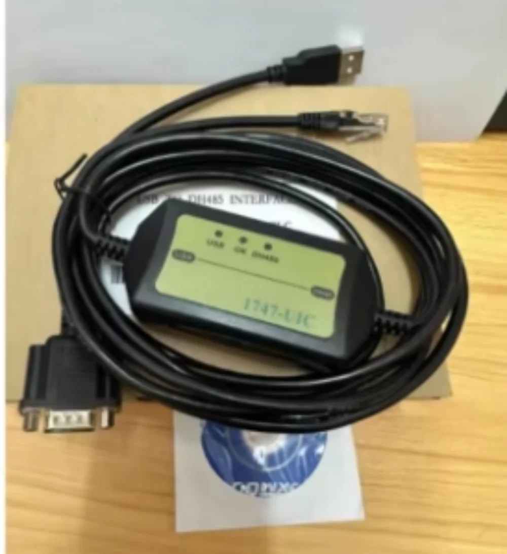 

1747-UIC USB programming cable 1747 UIC for Allen Bradley USB to DH485 USB to SLC5/01/02/03/05 series PLC programming cable