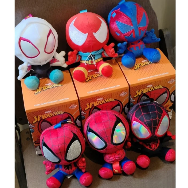 

Hottoys Marvel Человек-паук Cosbi слепая коробка сумка кулон модные игрушки милые аниме фигурки настольные украшения загадочная коробка подарки для мальчиков