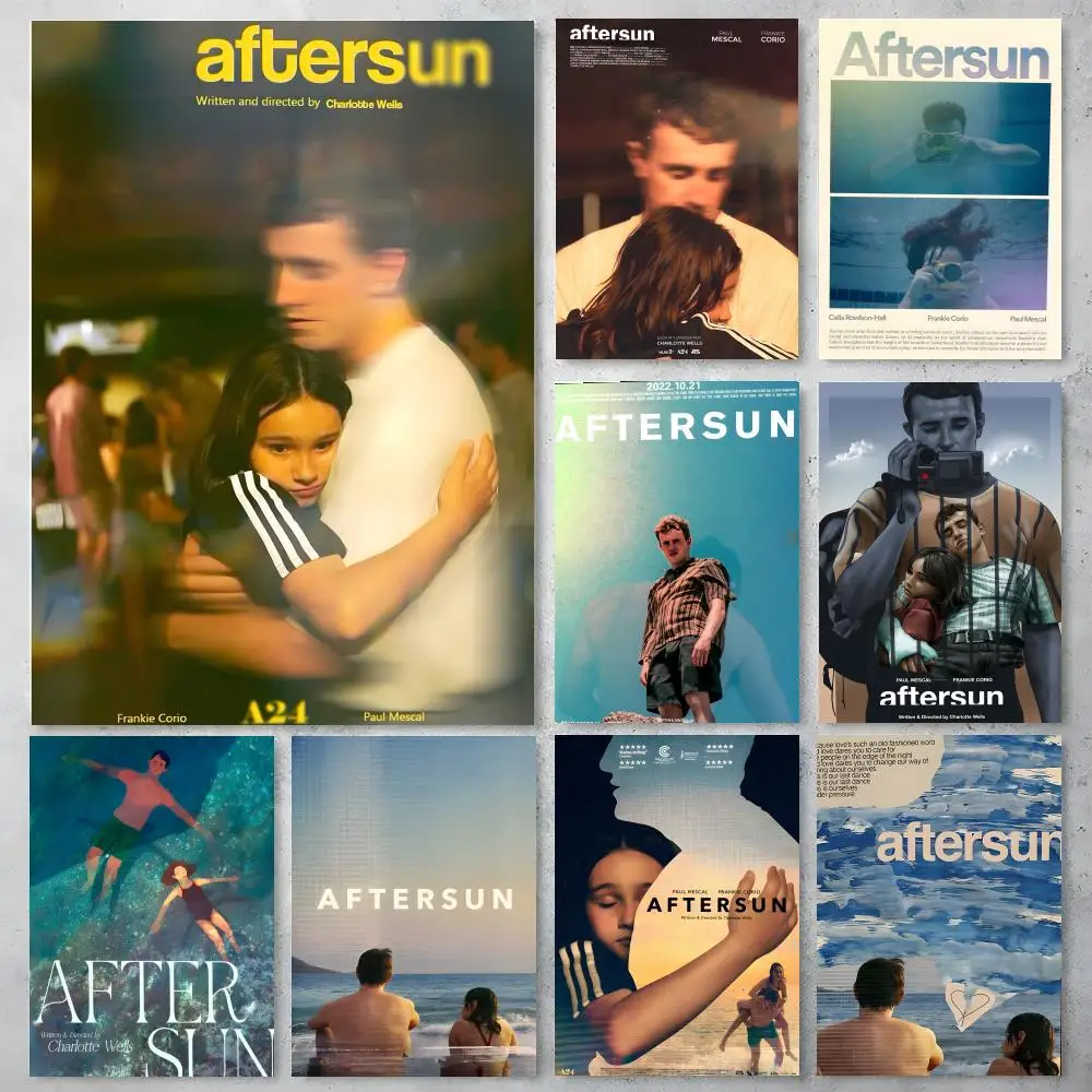 New Movie Aftersun Painting Canvas Poster High-definition posters, wall art for living room and home decor.