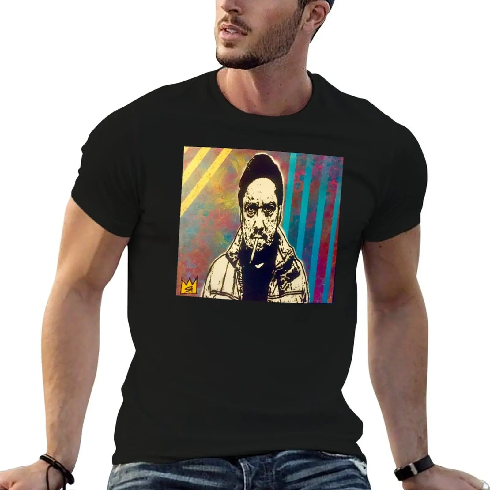Isaac Brock T-Shirt Casual Loose Fit Summer Tee Shirt