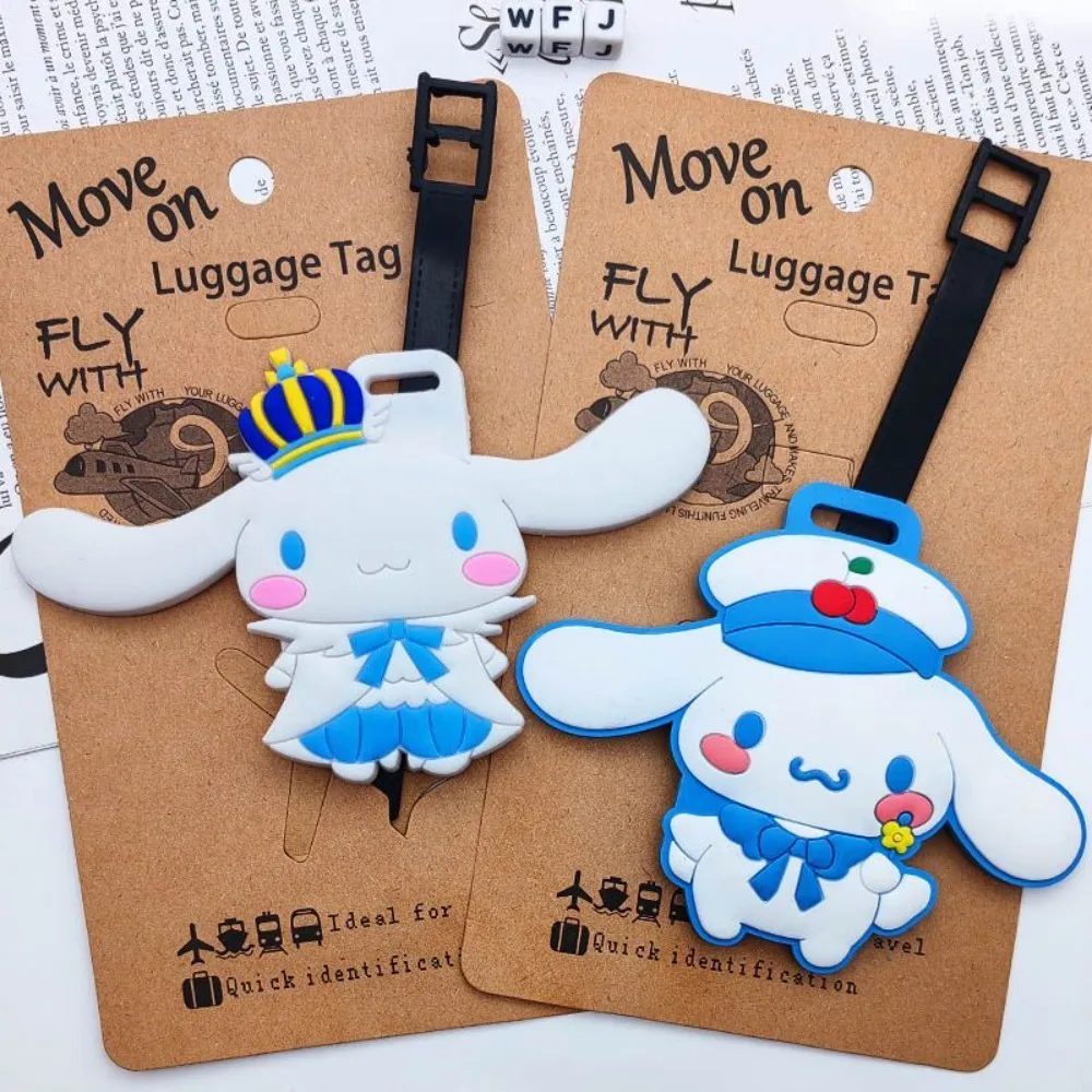 New creative cartoon cute cartoon big-eared dog yellow dog card bag luggage tag creative pendant luggage tag boarding pass gift view 3