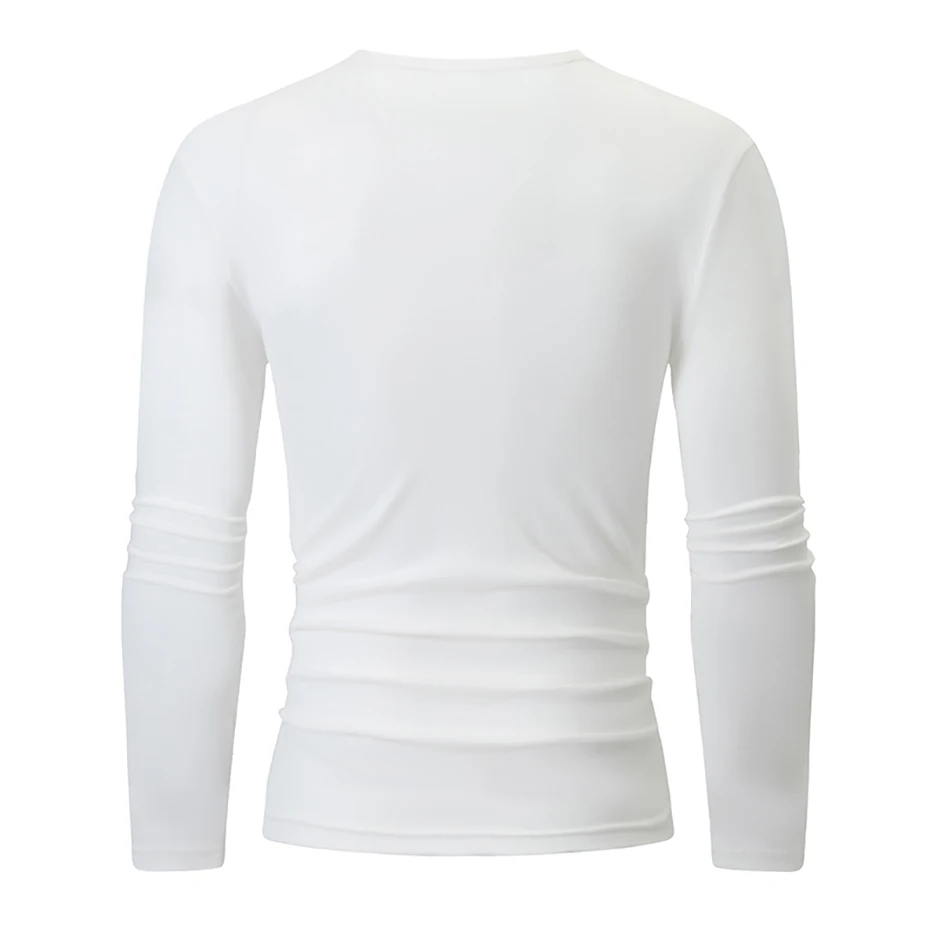 1/2/4-teiliges Set aus lässigen warmen Unterwäsche-Set für Herren und Teenager im Herbst/Winter, bequemes Sport-Langarmshirt mit dicker Basis – Detail 17