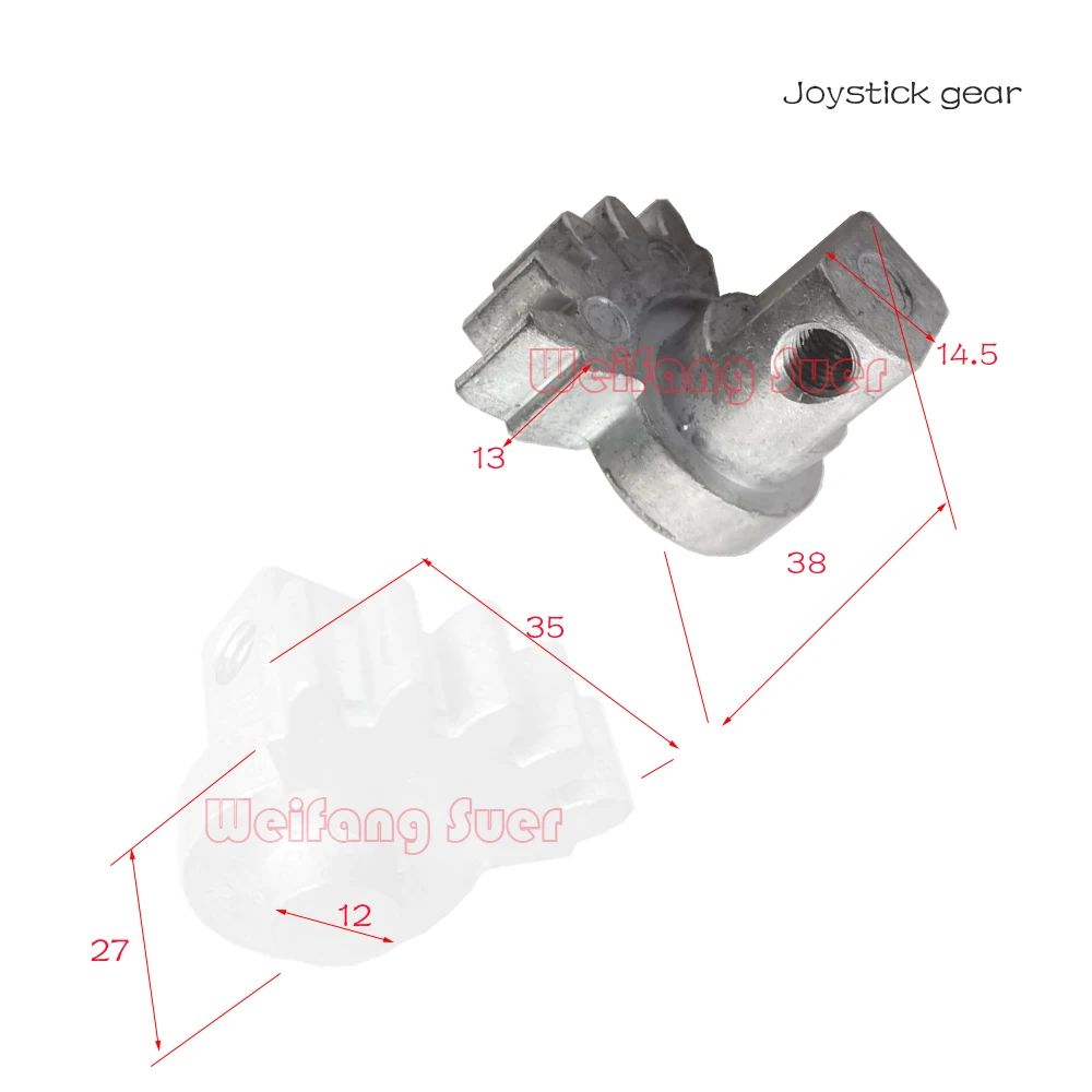 Joystick gear for tractor with front end loader