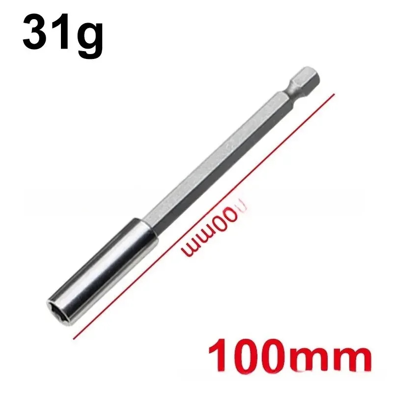 60/75/100/150mm 1/4クイック六角ハンドル延長接続ロッド交換用六角ハンドル延長ロッドバッチヘッドジョイント