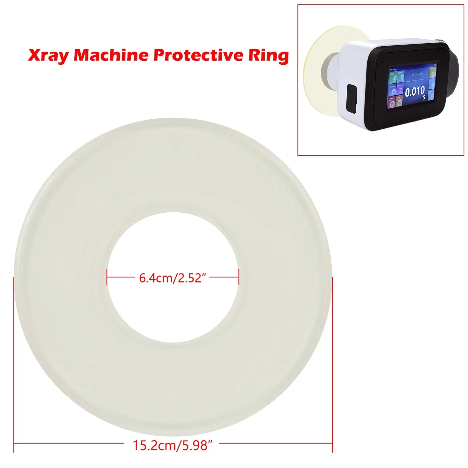 Dental Scatter Shield Ring Protective Shield for Sandent Portable x machine ray