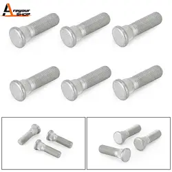 Areyourshop 6pcs Front Wheel Stud Kit Fit For Nissan Patrol GQ Y60 GU Y61 MQ For Ford Maverick 40222C6000 Car Auto Parts