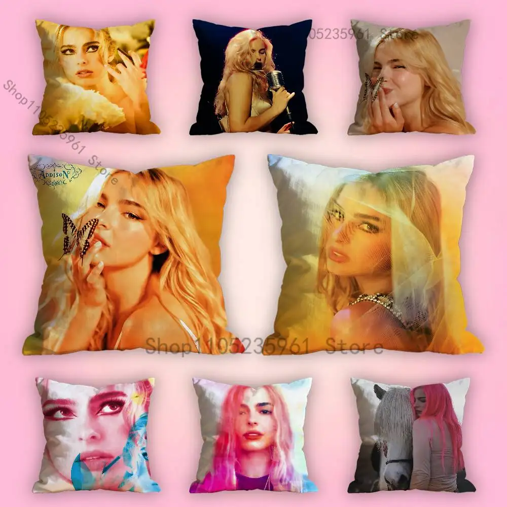 

A-Addison R-Rae Pillow Cases for Bedroom Living Room Sofa Home Decor Polyester Cushion Cover with Zipper
