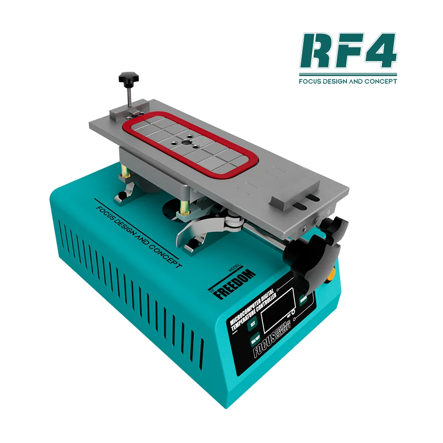 Bomba de vacío integrada RF4, supersucción de 360 °, máquina de mantenimiento de pantalla táctil de teléfono móvil, separador de LCD, RF-FREEDOM, 110/220V