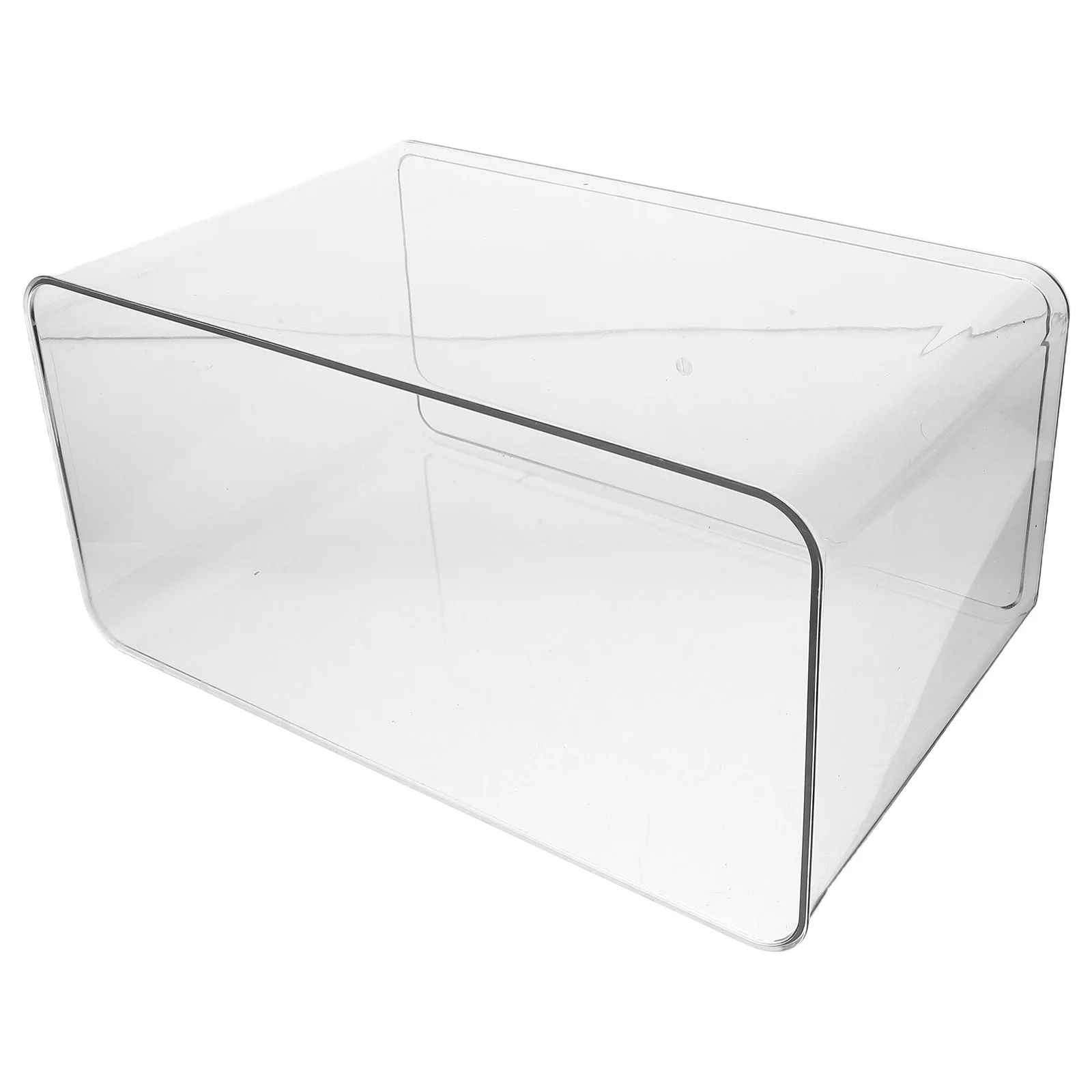 

Plastic Turtle Tank Mini Aquarium Terrarium Transparent Small Fish Bowl 11.79x7.15x5.89in Desktop Turtle Habitat Betta Goldfish