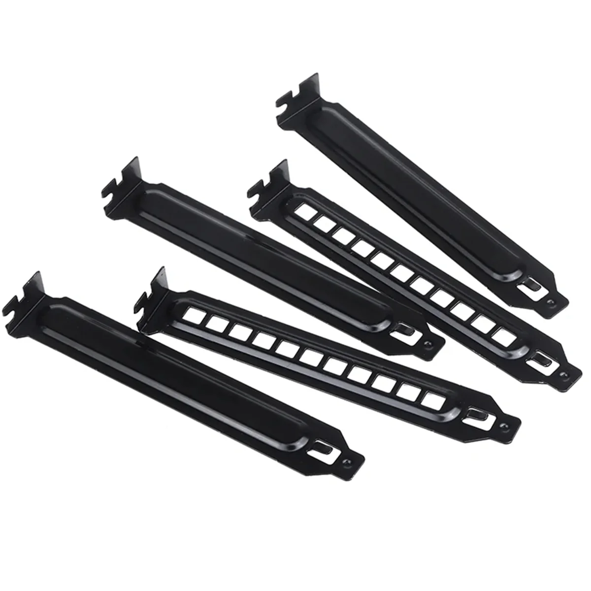 5Pcs PCI Slot Cover Dust Filter Blanking Board Cooling Fan Dust Filter Ventilation for PC Computer Case, with Hole