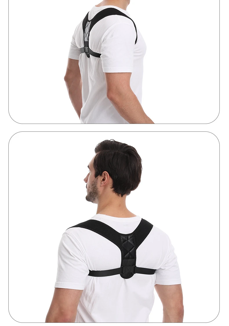 Back Posture Corrector Anti Camel Correction Belt Sitting Posture Correction Belt Back Orthopedic Adjustable for Women Men Child