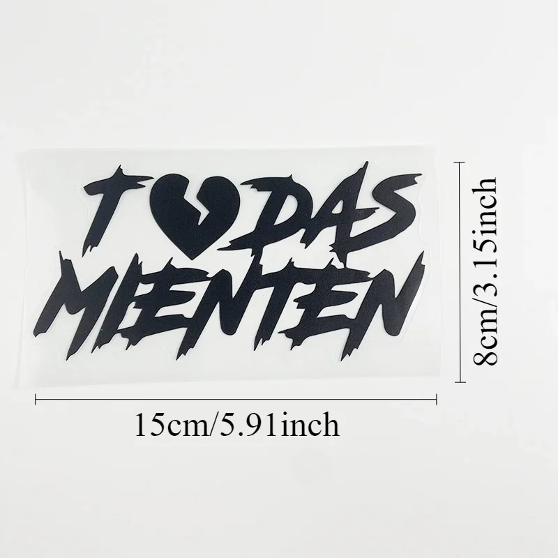 1PC TODAS MIENTEN śmieszne naklejki motocyklowe wodoodporne DIY panele boczne motocykla zbiornik paliwa Fairing skuter etykiety winylowe Decor — zdjęcie 4