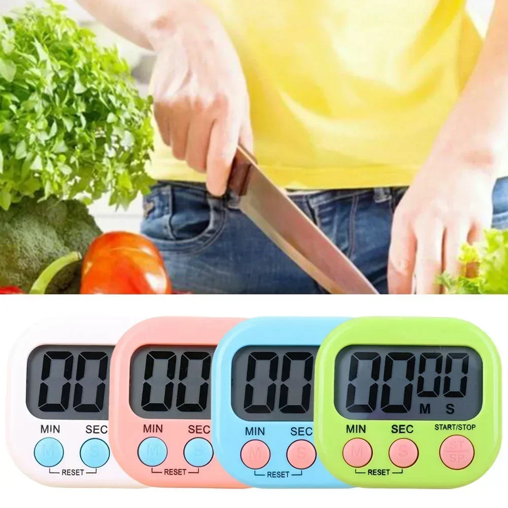 Kitchen Accessories Digital Timer LCD Digital Timer Timer Alarm Clock Digital Kitchen LCD Loud Magnetic Stopwatch