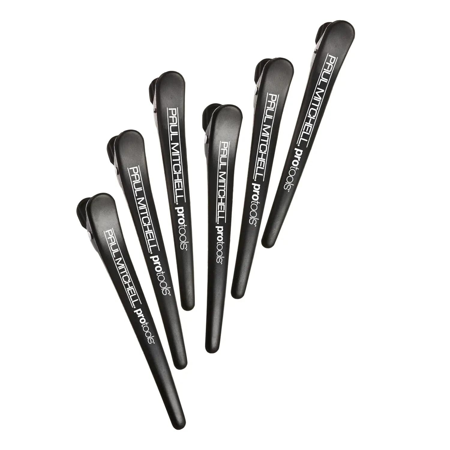 6-Pack Sectioning Hair Clips, No Crease, Slip-Free for Styling & Coloring, All Hair Types