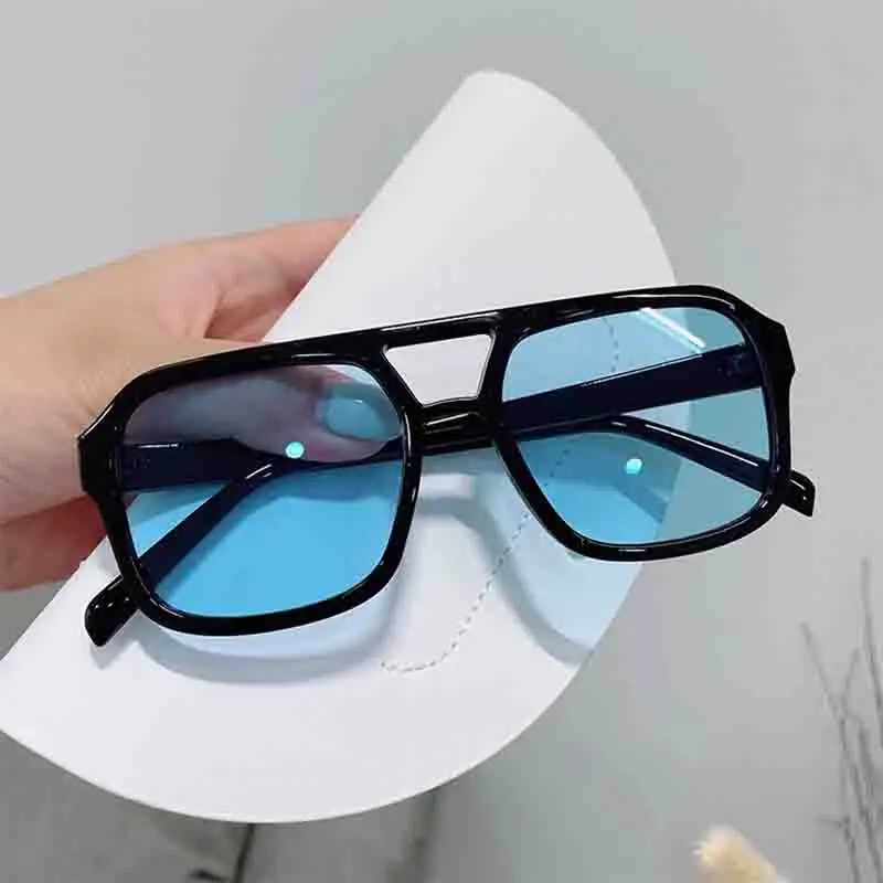 New Large Frame Joined Body Square Sunglasses Women\'s Brand Designer Fashion Sun Glasses Outdoor Shading for men Eyewear UV400