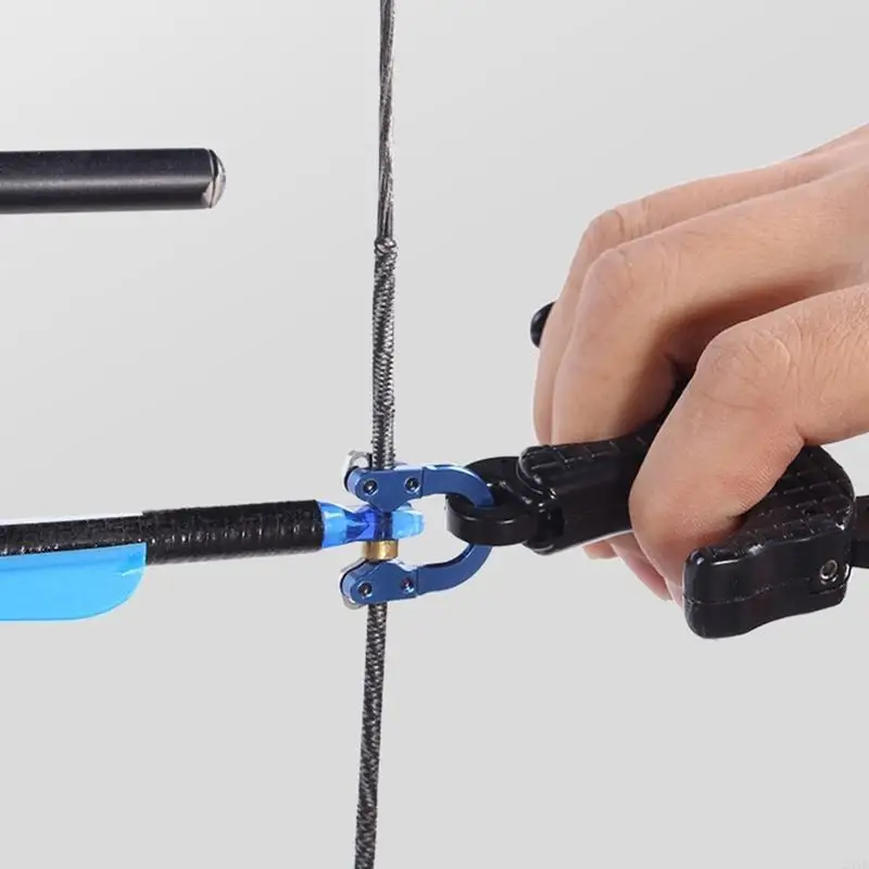 U D Ring D Loop String Bow String D Loop Metal for Fixing The Bowstring Point Compound Bow