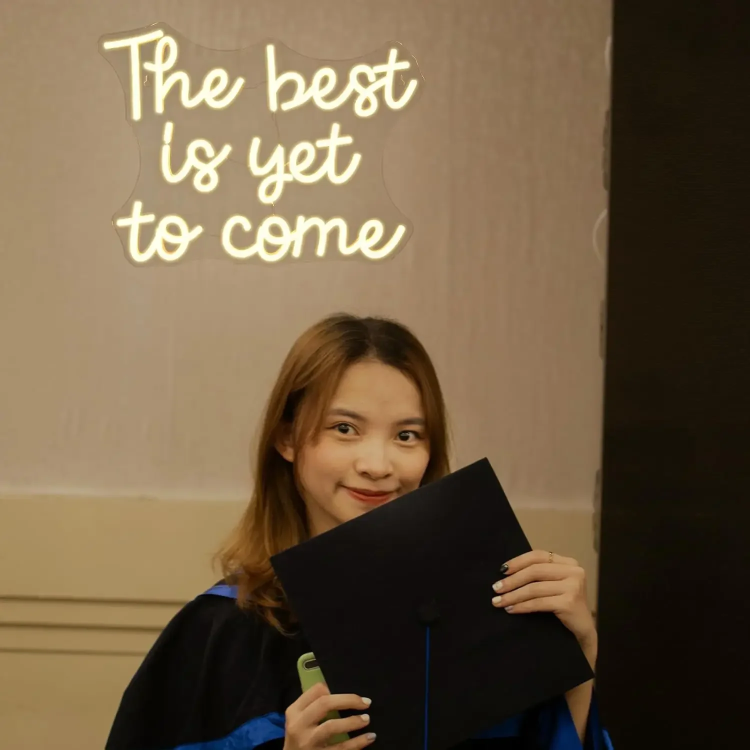 The Best Ls Yet To Come Neon Sign USB Dimmable Valentine's Day LED Neon Light For Classroom Home Bar Graduation Ceremony Wedding