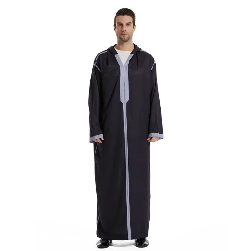 Moroccan Djellaba Men Muslim Eid Hooded Abaya Jubba Thobe Long Dress Dubai Saudi Kaftan Islam Clothing Arabic Robe Abayas Caftan