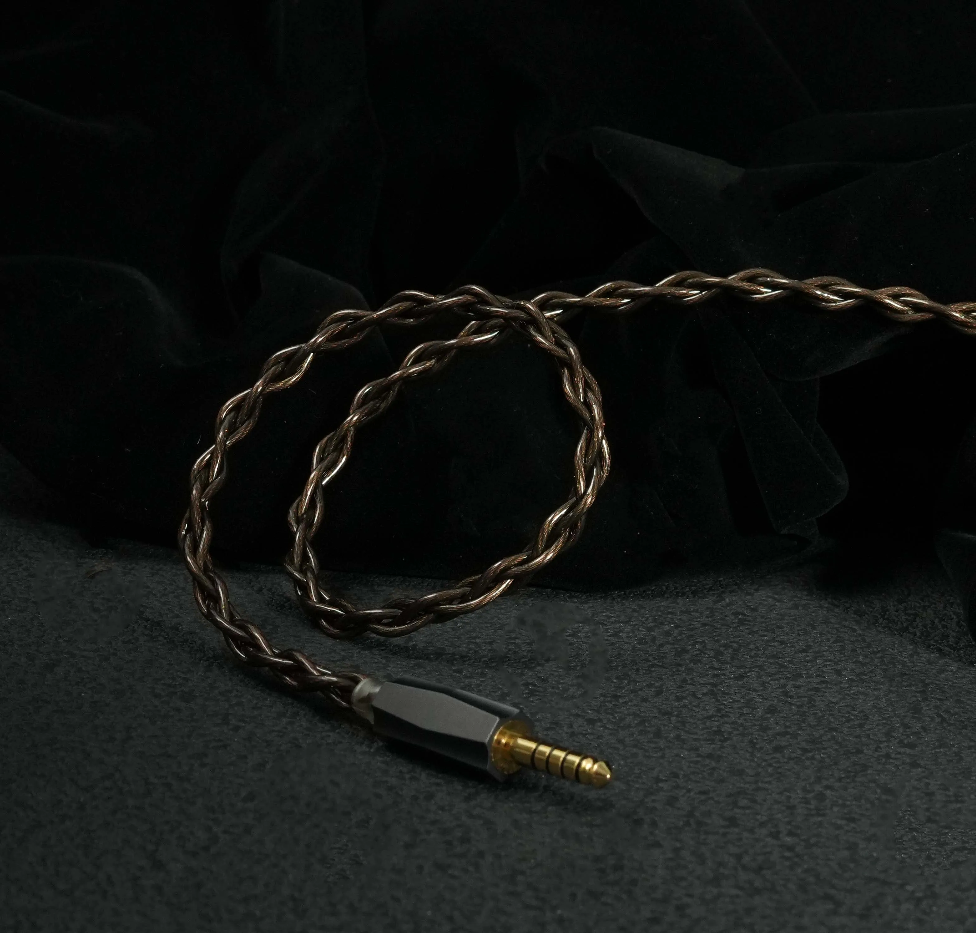 TRKAPLST-31 Silber-Palladium 4-adriges Upgrade-Kabel, 2,5/4,4 mm symmetrisch auf 0,78 mm 2Pin MMCX Dual 3,5 mm für IE900 IE600 HIFI-Kopfhörer – Detail 10