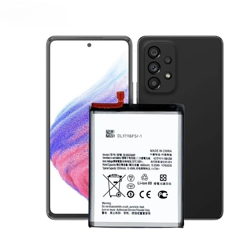 New Replacement Battery EB-BA336ABY EB-BA536ABY For Galaxy A33 5G SM-A3360 SM-A336B/DS A53 5G SM-A5360 A5360 SM-A536B/DS 5000mAh